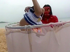 Hottest amateur Beach, Outdoor xxx scene